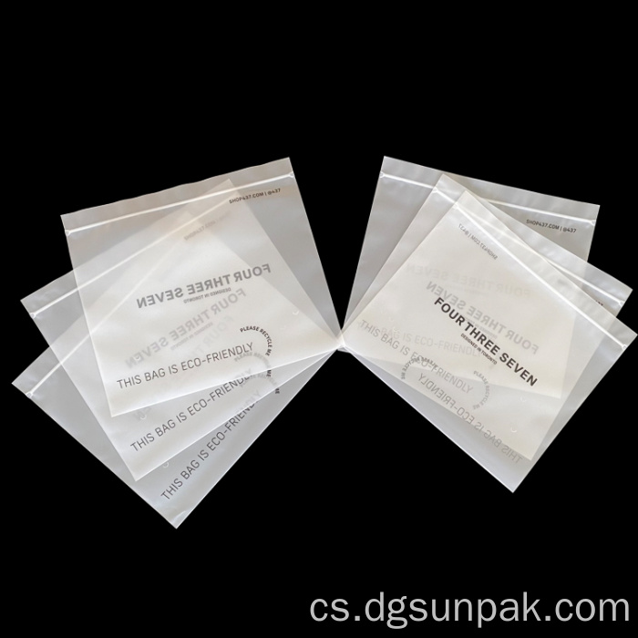 recyklace polybagových obalů čirých plastových opp poly sáčků